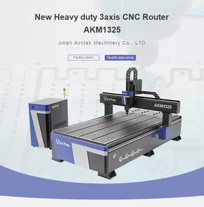 Vacuum table wood mdf cutting machine cnc router 1325 size wood engraving cnc router machine with DSP