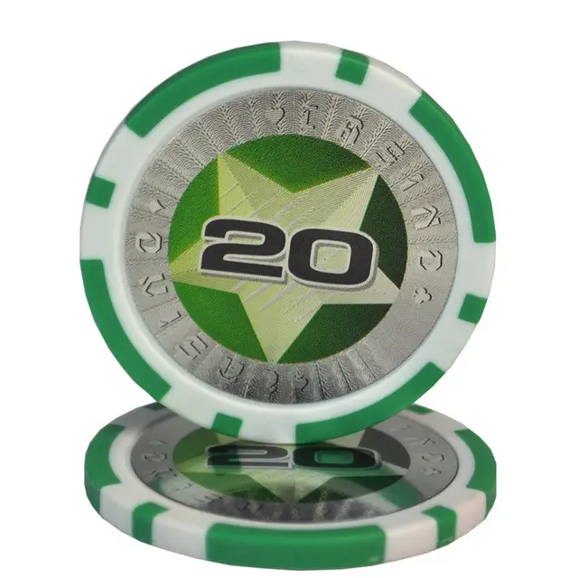 ABS/Gốm/đất sét Poker chip sẵn sàng để tàu gia đình giải trí trò chơi kỳ nghỉ Quà Tặng Golf trò chơi