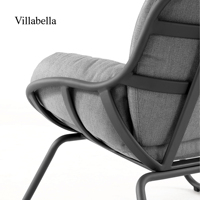 Ensemble de meubles d'extérieur modernes, chaise longue de balcon, mobilier de patio de luxe, ensemble de meubles de jardin pour hôtel de villégiature