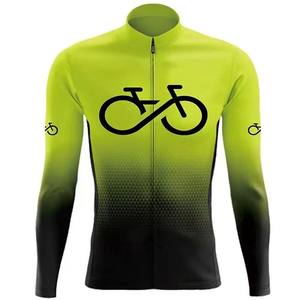 Maillot de Ciclismo Profesional Personalizado de Manga Larga, Ligero, Transpirable, Cortavientos, Multicolor, de Secado Rápido y con Cremallera Completa para Eventos de Ciclismo de Carretera - Product Image 1