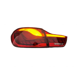 Fanali posteriori a LED in stile OLED per <span class=keywords><strong>BMW</strong></span> <span class=keywords><strong>Serie</strong></span> <span class=keywords><strong>4</strong></span> GTS 2014-2020, indicatori di direzione sequenziali, luci posteriori facelift per F32 F33 F36 F82 12v - Product Image 3