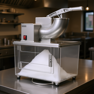 Máquina de hielo raspado Vevor 661Lbs H, máquina eléctrica comercial para conos de nieve, acero inoxidable, conectar y usar, equipo de cocina. - Product Image 2