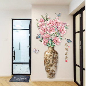Decorazione per Soggiorno, Adesivi 3D a Forma di <span class=keywords><strong>Fiore</strong></span> per Parete - Product Image 2