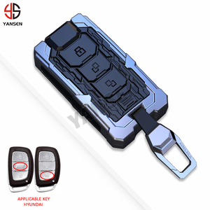 Portachiavi per auto in lega custodia custodia protettiva per Hyundai Tucson Santa Fe I30 I40 Creta IX25 IX45 Solaris <span class=keywords><strong>Kona</strong></span> Elantra Creta - Product Image 3