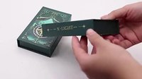 Jeu de cartes de tarot éducatif personnalisé imprimé en couleur avec cartes flash et coffret cadeau écologique