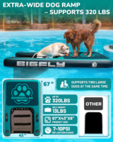 Échelle souple en PVC personnalisée pour chiens, plateforme, escalier pour animaux de compagnie, rampe gonflable pour chiens pour piscine, lac, quai, bateau