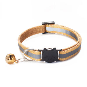 Nuevo <span class=keywords><strong>Collar</strong></span> Ajustable de Nailon para Mascotas con Campana, Bonito, Duradero y con Función de Liberación Rápida para Perros y Gatos - Product Image 4