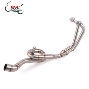 Sistema de Escape Completo de Motocicleta de 51 mm Modificado de Carreras con Tubo de Conexión Frontal Escape <span class=keywords><strong>Moto</strong></span> para YZF R3 R25 2014-2018 MT-03 <span class=keywords><strong>MT03</strong></span> 2016-2018 - Product Image 6