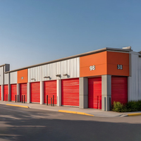 Edificios de Estructura de Acero Prediseñados de Diseño Moderno, Kit de Cobertizo de Acero Prefabricado para Oficinas y Almacenes