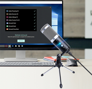 Professional Condenser Microphone Set with Stand for PC Computer <strong>USB</strong> <strong>Mic</strong> - Product Image 6