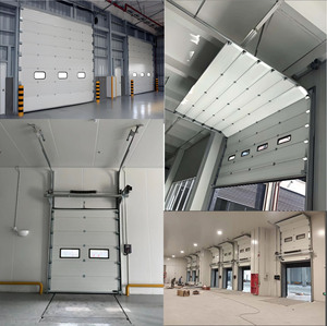 Puerta Corredera Automática para Almacenes Industriales, Apertura Hacia Arriba, <span class=keywords><strong>Puertas</strong></span> Elevables con Bisagras para Uso Industrial - Product Image 2