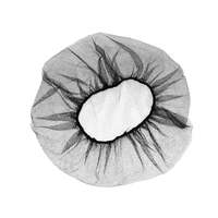 Haixin Health Filets à cheveux jetables en maille de nylon Casquette ronde en nylon de couleur différente Service alimentaire médical Filet à cheveux Casquettes de couverture en gros