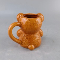 Tasse en porcelaine créative et de haute qualité, motif ours en peluche de dessin animé, sélection rigoureuse, protection de l'environnement, pour couple