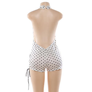 Viviblook Z0113RP <b>Women</b> Summer Clothes New <b>Sexy</b> Sleeveless Hanging Neck <b>Tight</b> Romper for <b>Women</b> - Product Image 6