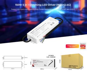 Driver LED RGB CCT Dimmable 150W WiFi 2.4G WP5-P150V24 Transformateur Contrôleur de Lumière Kit Tout-en-un Étanche IP67 24V DC - Product Image 2