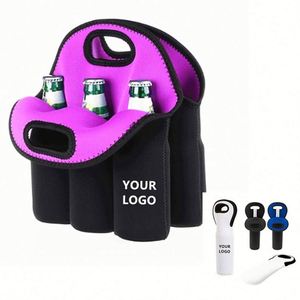 3 sacs isothermes réutilisables en néoprène pour bouteilles, sacs de transport pour vin, cadeau - Product Image 1