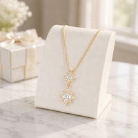 Collier en cristal fin, collier étoile de David, pendentif étoile éclatante, collier pendentif tendance, cadeau pour femme, accessoires de bijoux