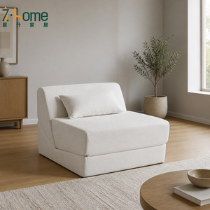 Compressed Sofa <b>Chair</b> Modular Floor Seat Boucle Fabric Vacuum Pack Design Bolster Pillow Back Living Room Bedroom <b>Study</b> - Product Image 3