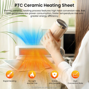 Idées cadeaux de Noël pour filles : chauffage d'appoint à faible consommation d'énergie, chauffage d'air en céramique PTC, élément chauffant, chauffage électrique pour l'hiver - Product Image 4