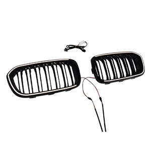 <span class=keywords><strong>Grille</strong></span> de calandre double ligne pour <span class=keywords><strong>BMW</strong></span> Série <span class=keywords><strong>1</strong></span> F20 F21 2015 2016 2017 2018 2019 Noir Brillant - Product Image 3