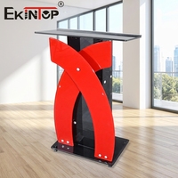 Pupitre en verre traditionnel Ekintop pour écoles, églises, hôtels, mobilier commercial, lutrin écologique
