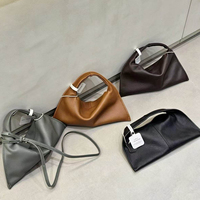 Sac à main hobo chic et minimaliste en cuir souple pour femme, élégant sac fourre-tout souple pour le quotidien, les courses et les voyages