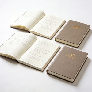 Carnet de luxe personnalisé avec couverture imprimée, reliure agrafée, papier écologique – Cadeaux d'affaires pour valoriser l'image de l'entreprise - Product Image 1
