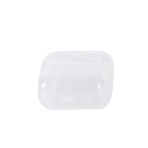 Caja de almacenamiento de joyas transparente, Mini organizador portátil para anillos, pendientes y collares, 3,4x3,4x2cm, Color sólido, hecho en Zhejiang - Product Image 2