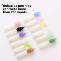 Accessoires de stylo d'artiste de calligraphie Remplacements d'embouts trempés en verre pour Jinhao 82 Stylo plume Mignon Couleurs Pastel Embouts de trempage en verre