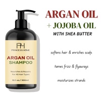 Logo Kustom 300ml Formula Sampo atau Kondisioner Minyak Argan Anti Ketombe Pengontrol Minyak Perawatan Rambut Harian
