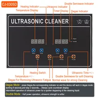 Nettoyeur à ultrasons commercial 4L 6L 40Khz pour laboratoire, pièces automobiles, vinyle, bijoux, usage industriel