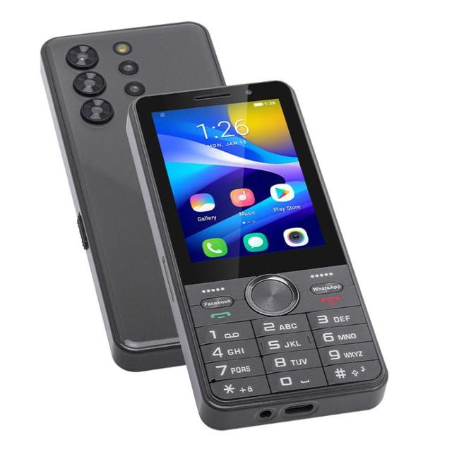 UNIWA XS24 Keypad Phone with Flashlights 2GB+16GB 3.5 inch Android 8.1 Support Google Store 4G Android Mobile Phones