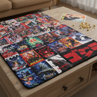 Tapis de travail en peluche polyester pour guitare électrique, lavable, antidérapant, pour salon, tapis de sol pour guitare électrique