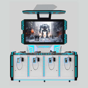 Simulador de tiro con pistola para 4 jugadores, operado con monedas, máquina de tiro arcade para interiores, simulador de juego de tiro comercial. - Product Image 3