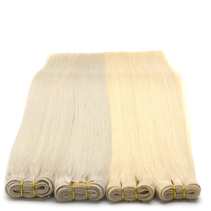 Extensions de cheveux humains 100% <span class=keywords><strong>Remy</strong></span> <span class=keywords><strong>Martin</strong></span> Cuitcle, double trame, double plat, avec dentelle - Product Image 4