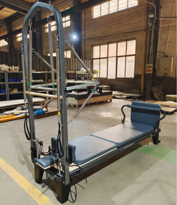 Studio de demi trapèze en aluminium et réformateur de pilates personnel réformateur en aluminium blanc avec tour - Product Image 6