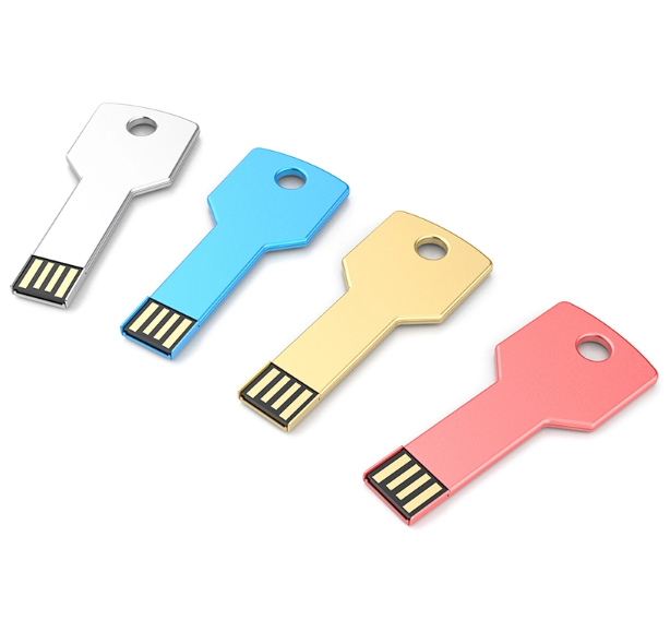 Bulk Cheap New Style Cl Usb Key Shape Mental Usb Memory Stick 2.0 3.0 Usb Flash Drive 128Gb 64Gb 32Gb 16Gb 8Gb 4Gb