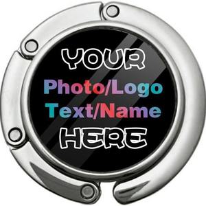 沃威创意便携式金属书桌侧袋衣架学生办公室天使主题胶印旅行桌面袋挂钩铸造 - Product Image 2