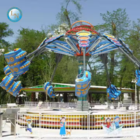 Prix d'usine Amusement Park Ride Rotating Spiral Jet Jeux pour enfants Airborne Shot à vendre