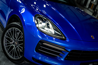 Film de protection de voiture en vinyle métallisé bleu gemme, sans bulles d'air, pour changement de couleur