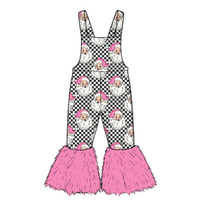 Combinaisons personnalisées pour bébés filles, imprimé Noël Père Noël, manches longues, en Spandex/Coton Biologique, douces, vêtements de boutique tendance - Product Image 6