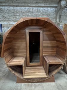 <span class=keywords><strong>Sauna</strong></span> à vapeur traditionnel en cèdre rouge canadien pour 4 à 6 personnes, avec véranda, chauffage électrique et pierres de <span class=keywords><strong>sauna</strong></span> - Vente chaude - Product Image 2