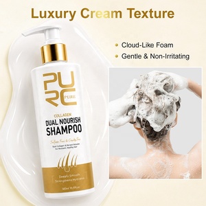 Shampoo Triple Hydratation au Collagène et à la Kératine pour Femmes, Réparation Profonde, Lissage, Infusion Double Collagène et Kératine, OEM ODM - Product Image 3