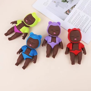 2026 Hot Ugly Doll Unzip Squeeze Toy Slow-Rebound Black Cute Quirky Toy Stretch-and-Squeeze Palm-Sized Rubber Black-Skin Youth - Product Image 1