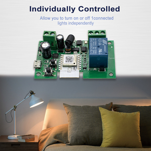 Módulo de interruptor de luz inteligente 1ch Tuya <span class=keywords><strong>Zigbee</strong></span> DC 12V 24V RF433 recibir relés 10A funciona con Alexa Google Gateway - Product Image 3