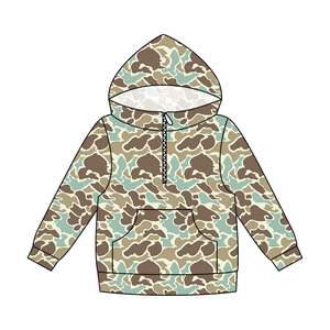 Précommande : Ensemble Famille Assorti – Sweats à Capuche Camouflage Décontractés Automne-Hiver pour Bébés et Tout-Petits Garçons - Product Image 3