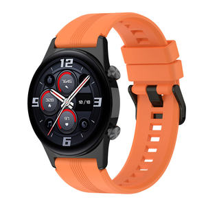 22MM Pour L'honneur <span class=keywords><strong>Montre</strong></span> <span class=keywords><strong>GS3</strong></span> Bande Bracelet En Silicone Pour Huawei <span class=keywords><strong>Honor</strong></span> GS 3 Correa Smartwatch Bracelet Bracelet De Rechange - Product Image 4