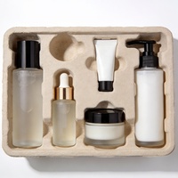 TonTon Insert en Pulpe Moulée Pressée Humide Personnalisé Écologique et Biodégradable pour Crème Contour des Yeux – Cadeau Soin de la Peau Recyclable