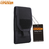 Pochette de téléphone portable multifonctionnelle verticale pour l'équitation et la randonnée, type ceinture de rangement tactique pour l'extérieur