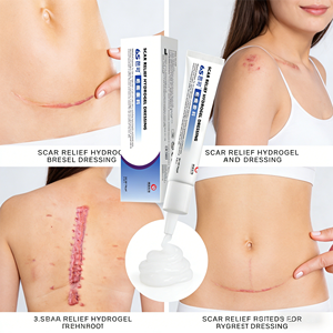 Gel cicatrisant 100 % silicone de qualité médicale OEM, technologie radiofréquence, crème réparatrice de cicatrices 15g <span class=keywords><strong>pour</strong></span> cicatrices anciennes et nouvelles, boutons et acné - Product Image 1